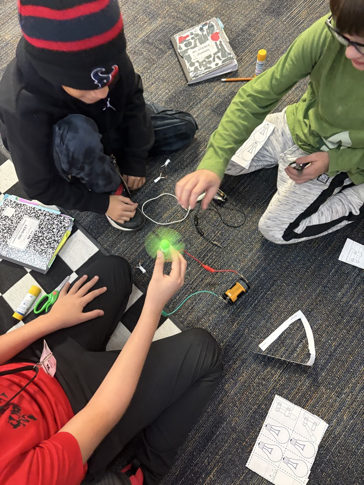 students with circuits