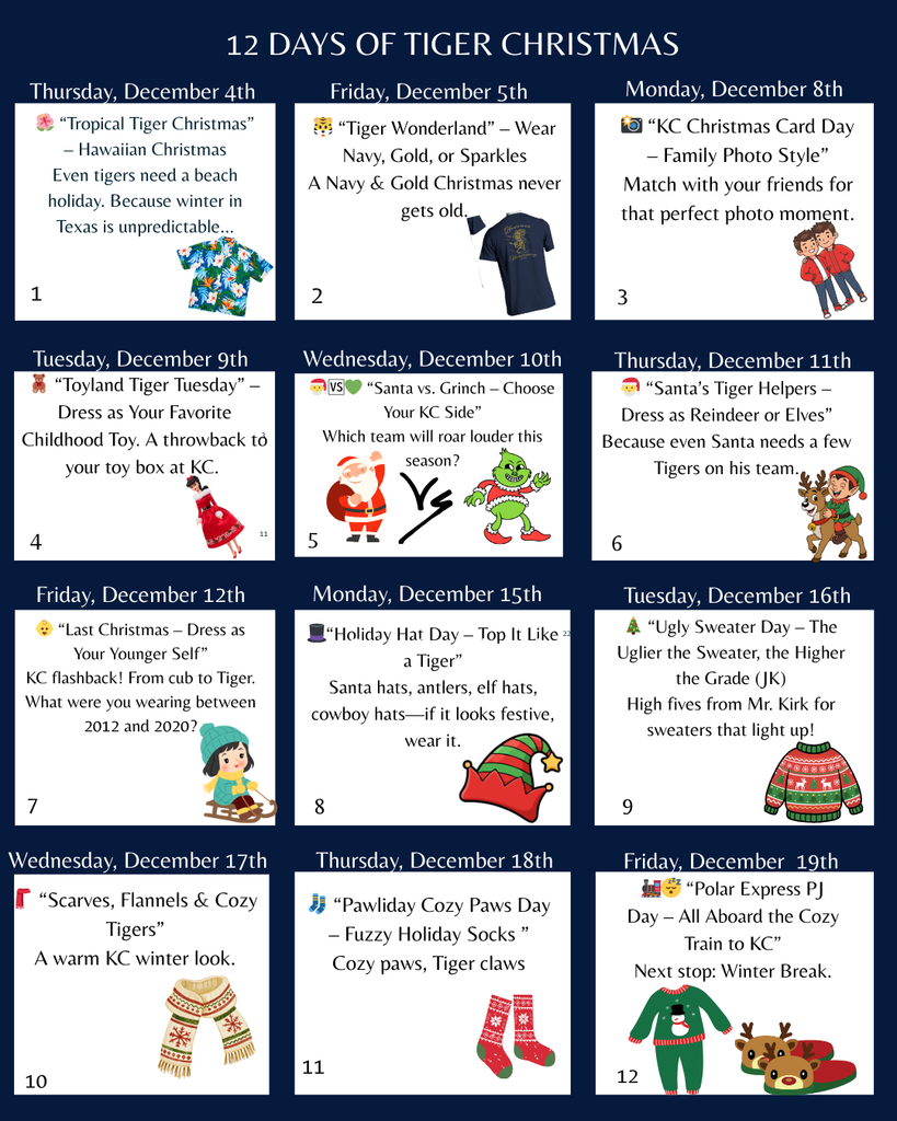12 Days of Tiger Christmas