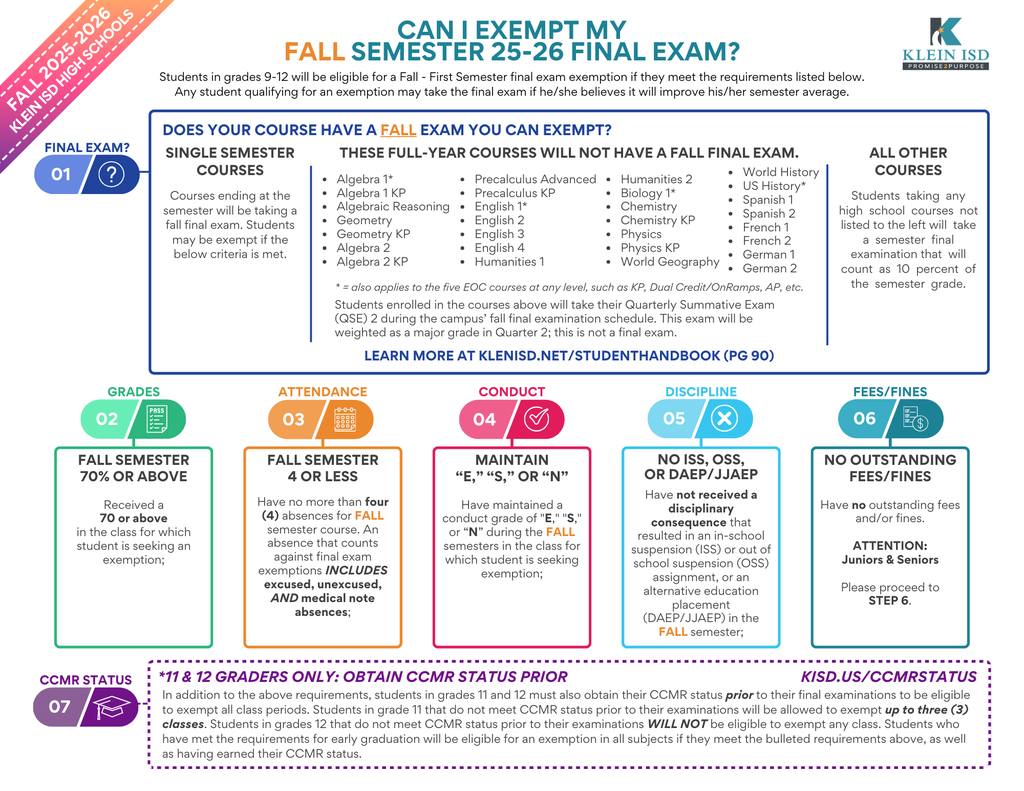 Fall Exemptions - English