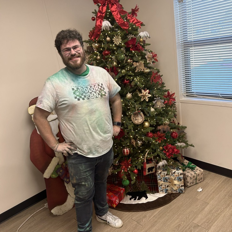 teacher at color run