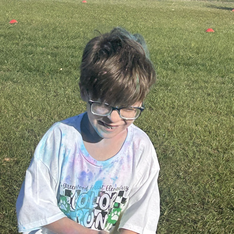student at color run