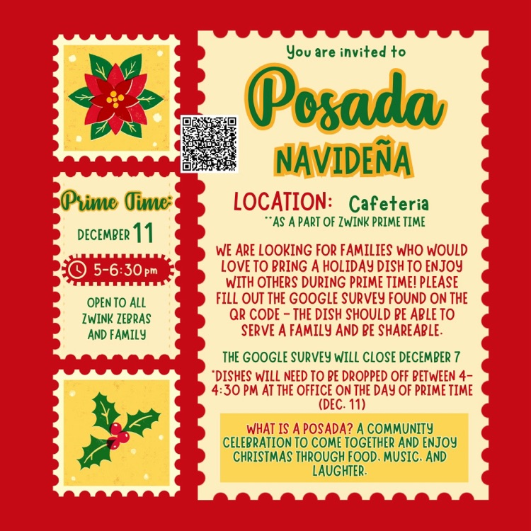 informational flyer for Los Posadas event