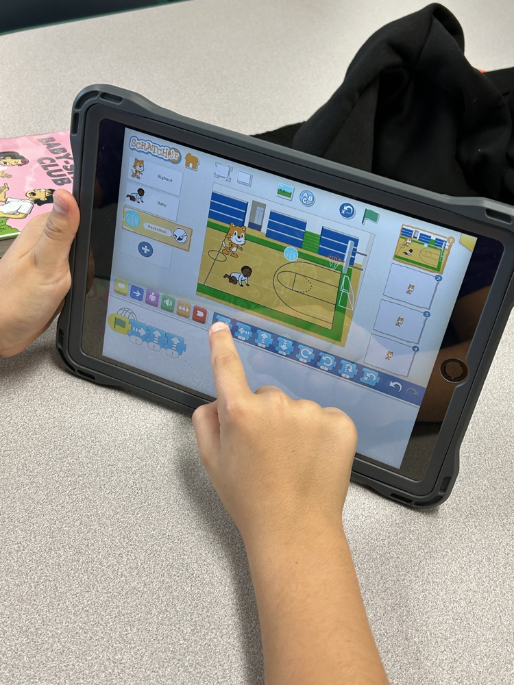 a code example on Scratch Jr