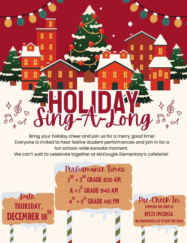 schedule for sing-a-long
