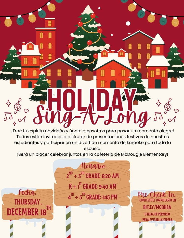 schedule for sing-a-long