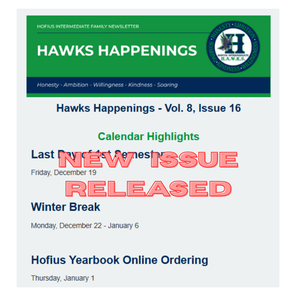 Hawks Happenings - Vol. 8, Issue 16