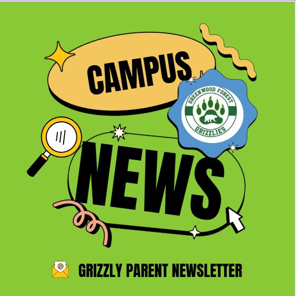 Campus News on green background