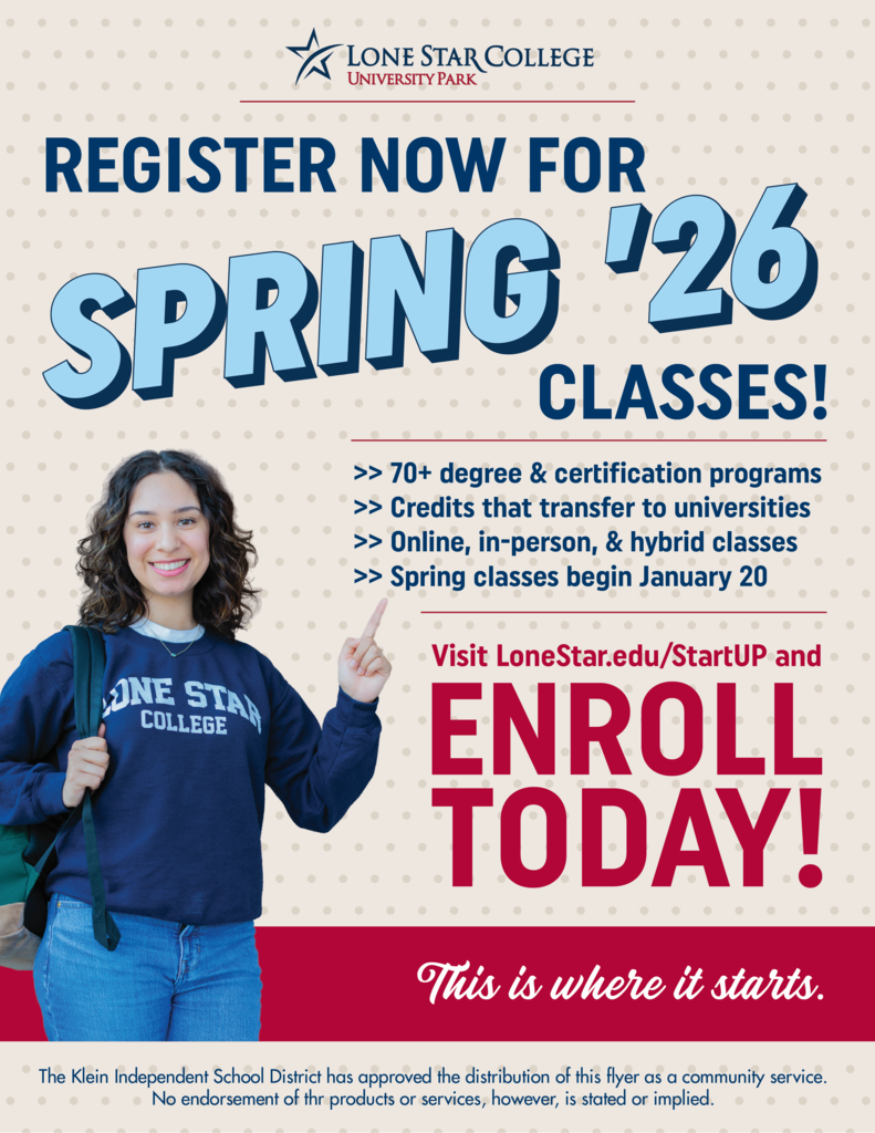 KISD Flyer program LLone Star 
