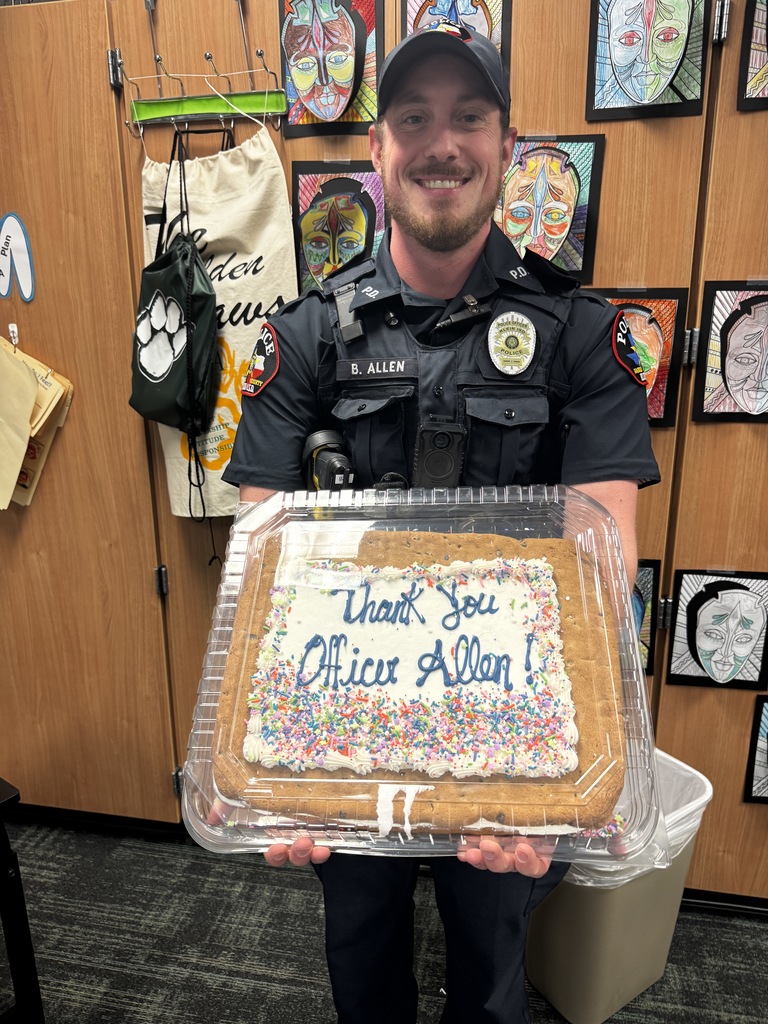 Officer and cake 