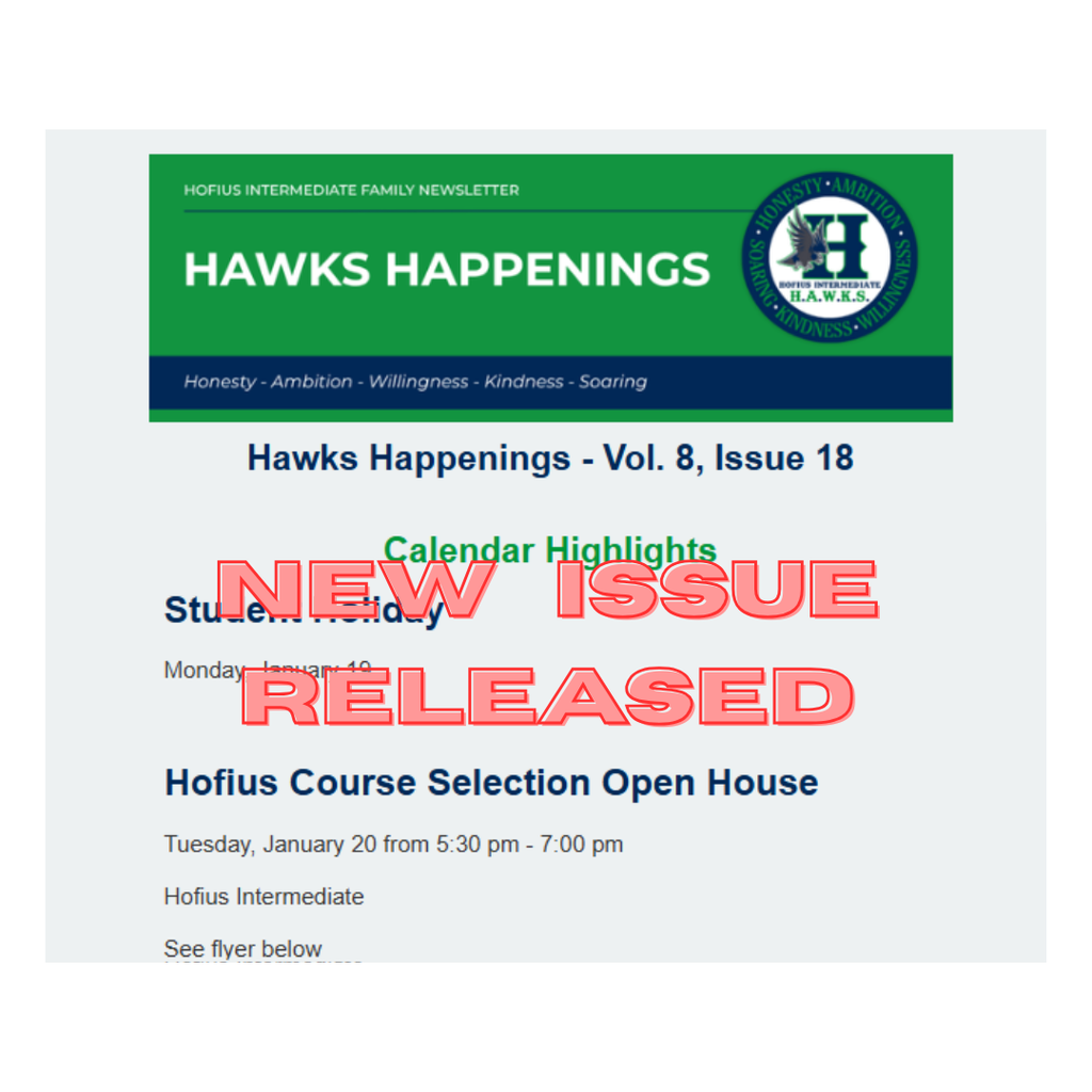 Hawks Happenings - Vol. 8, Issue 18