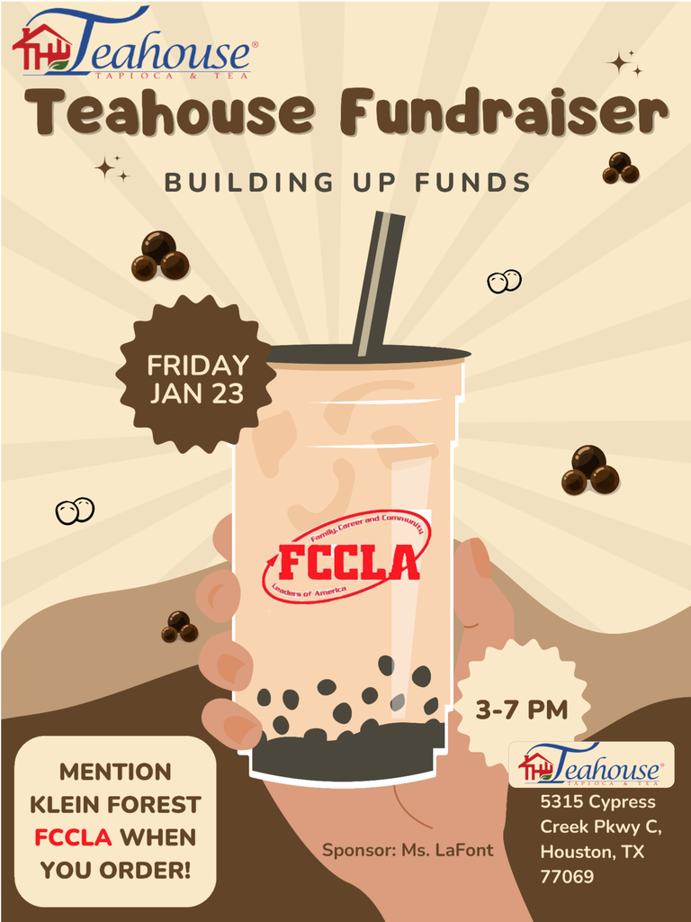 Teahouse Fundraiser Flyer