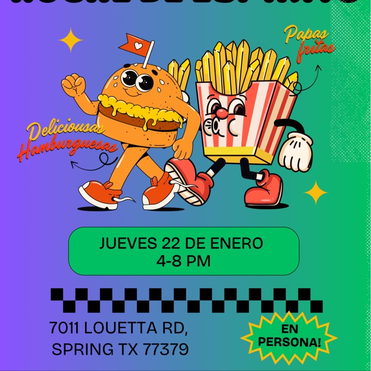 flyer for Sonic Night tonight!