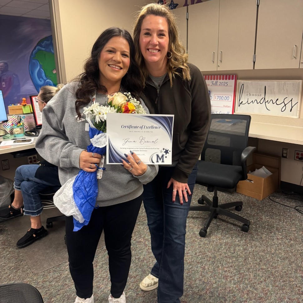 Congratulations Mrs. Bernal our Clerical Assistant of the Year