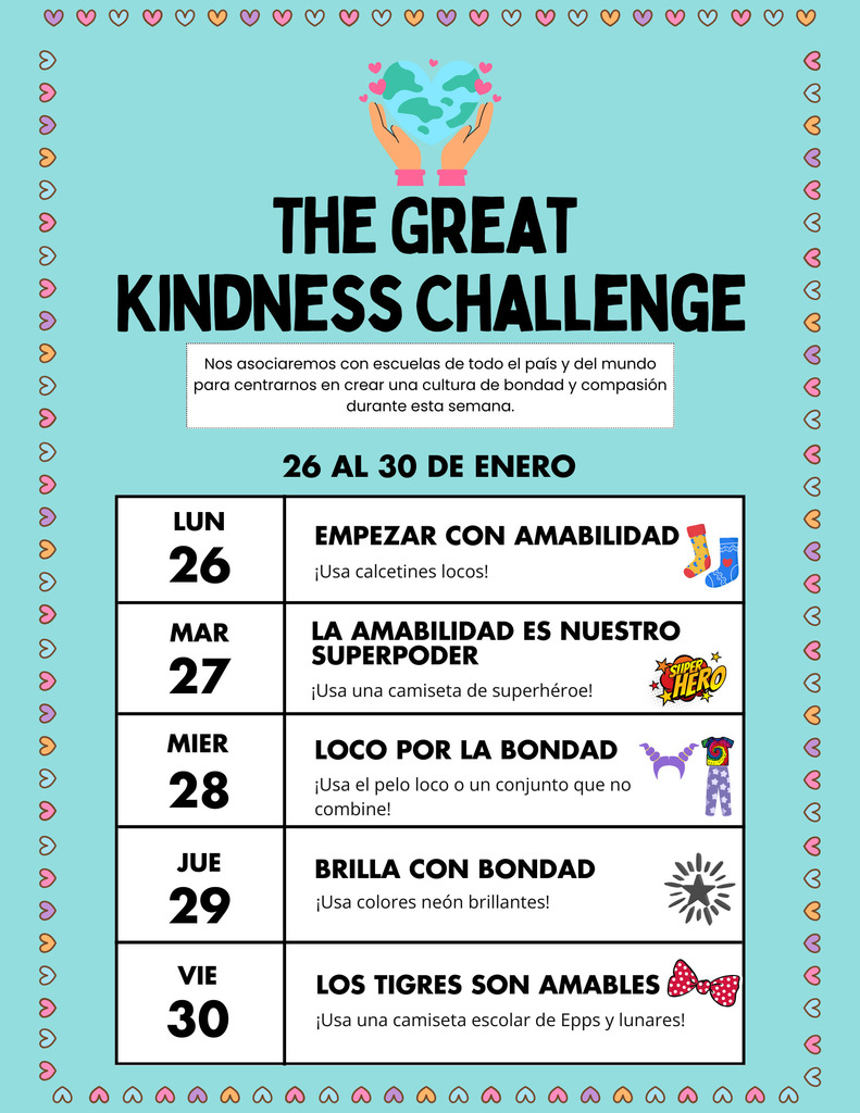Great Kindness Challenge Dress Up Days