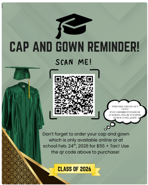 Cap & Gown Update Flyer
