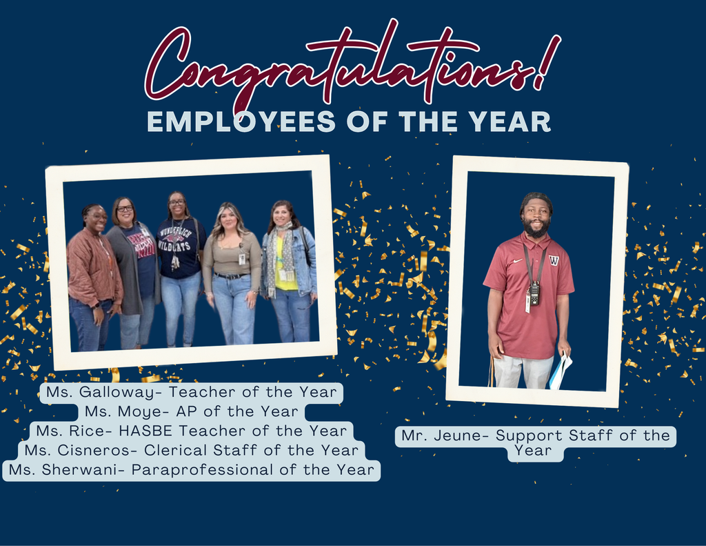 Congratulations employees of the year