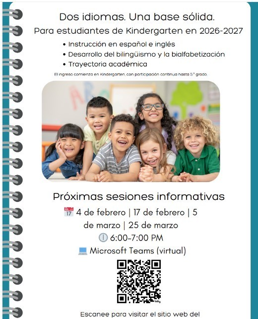 Spanish Information about Dual Language program Feb. 4,17 March 5, 25