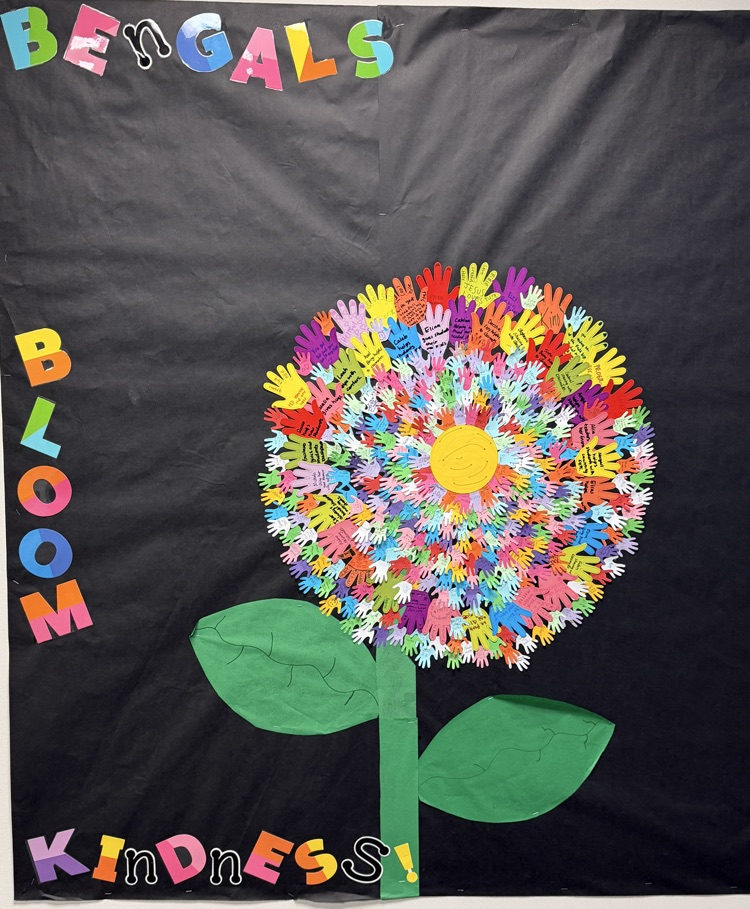 kindness in bloom display 
