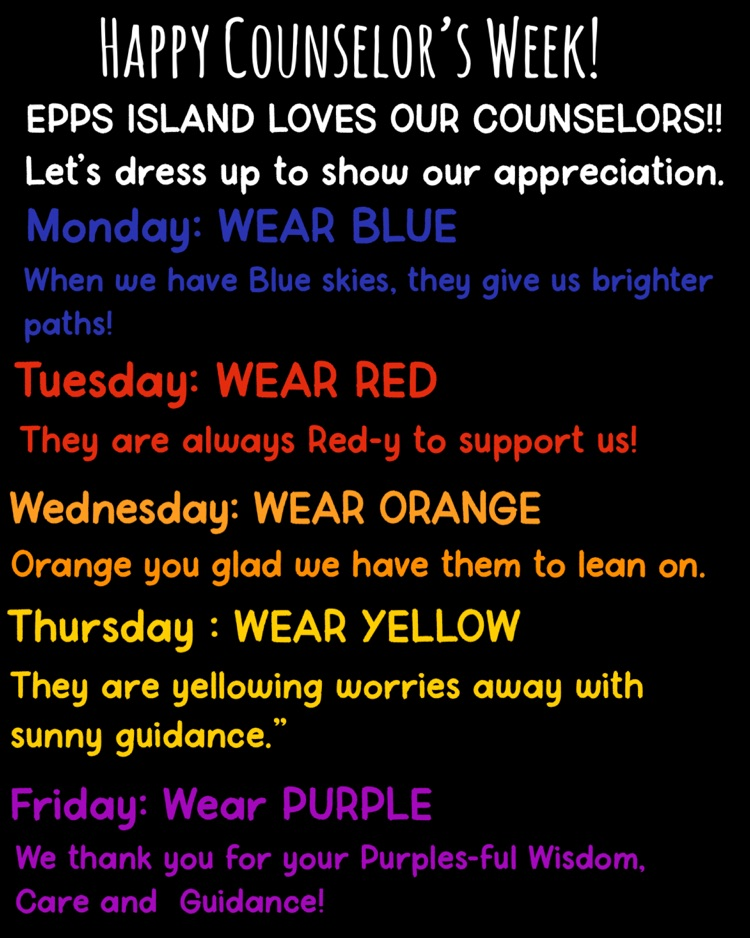 Counselor Dress Up Days 