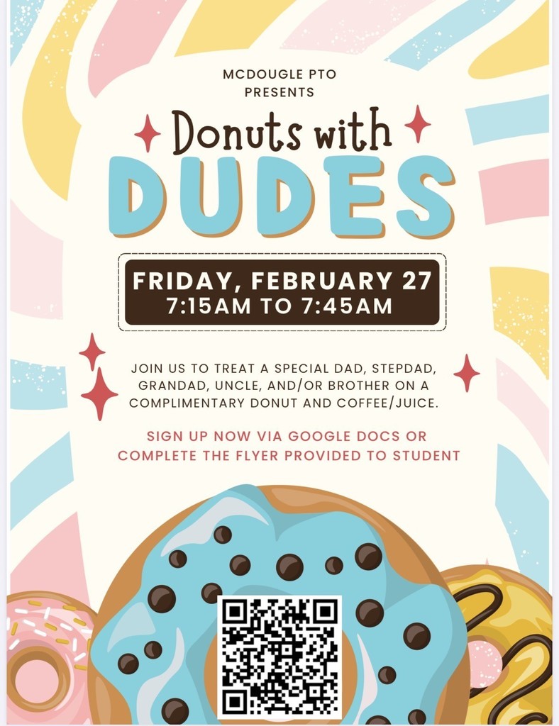Invitation Flyer with donuts