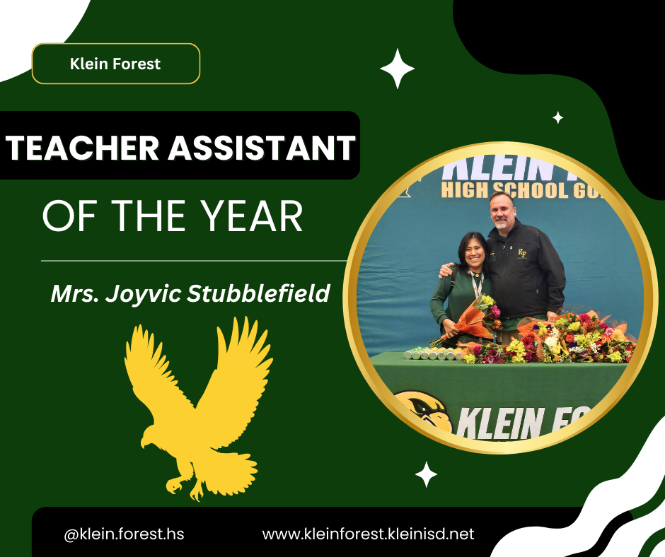 KF Teacher Assistant Of The  Year 2026