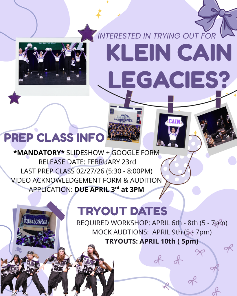 Tryout information and dates