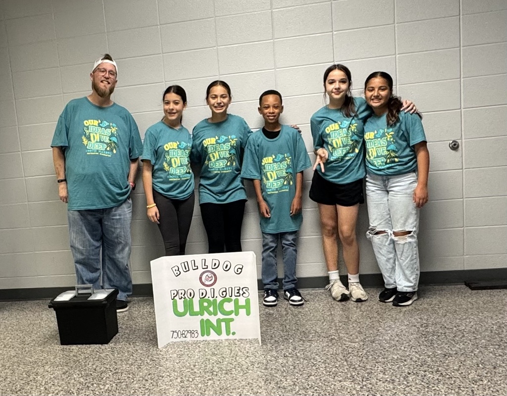 Sponsor and students at the Destination Imagination contest Feb. 21.