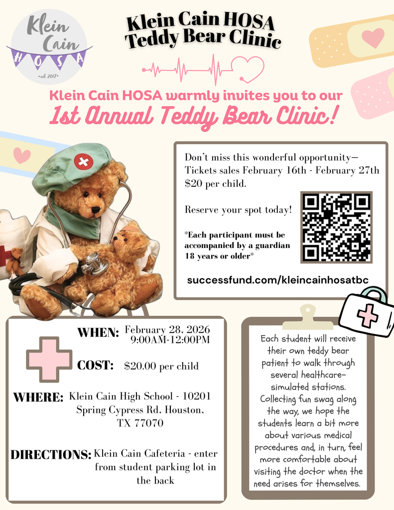 Teddy Bear Clinic at Klein Cain
