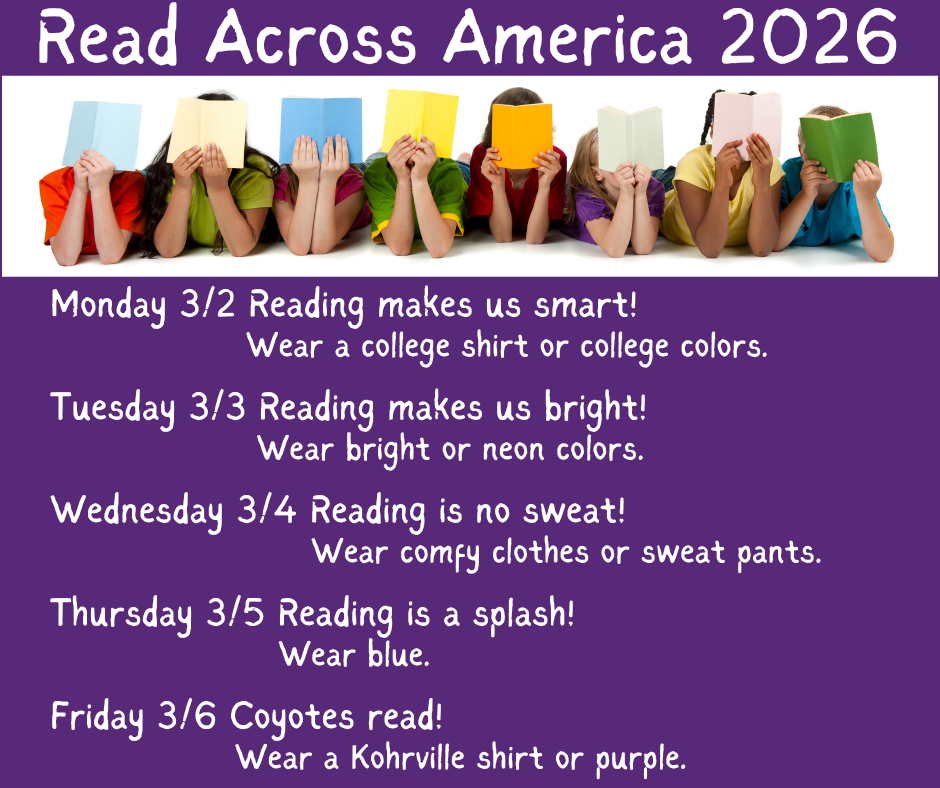 Read Across America dress up days