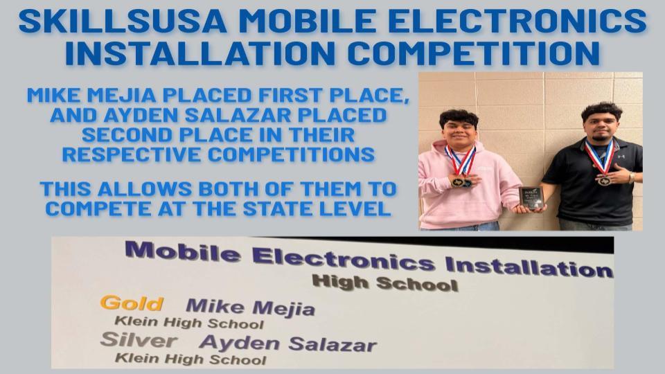 Skills USA Auto Competition