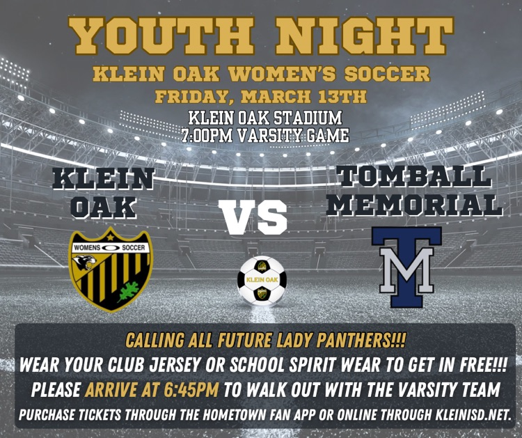 youth night at Klein oak panthers 