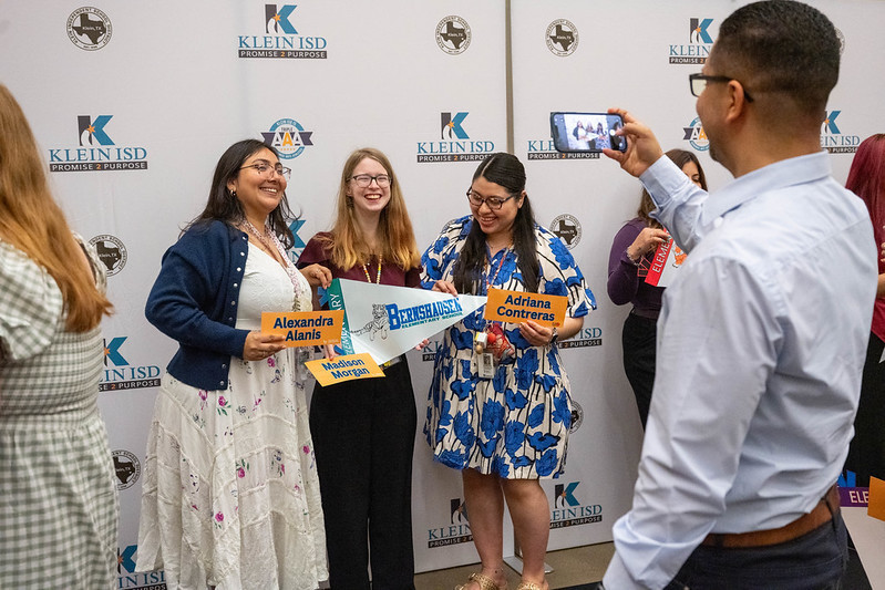 teachers taking a photo