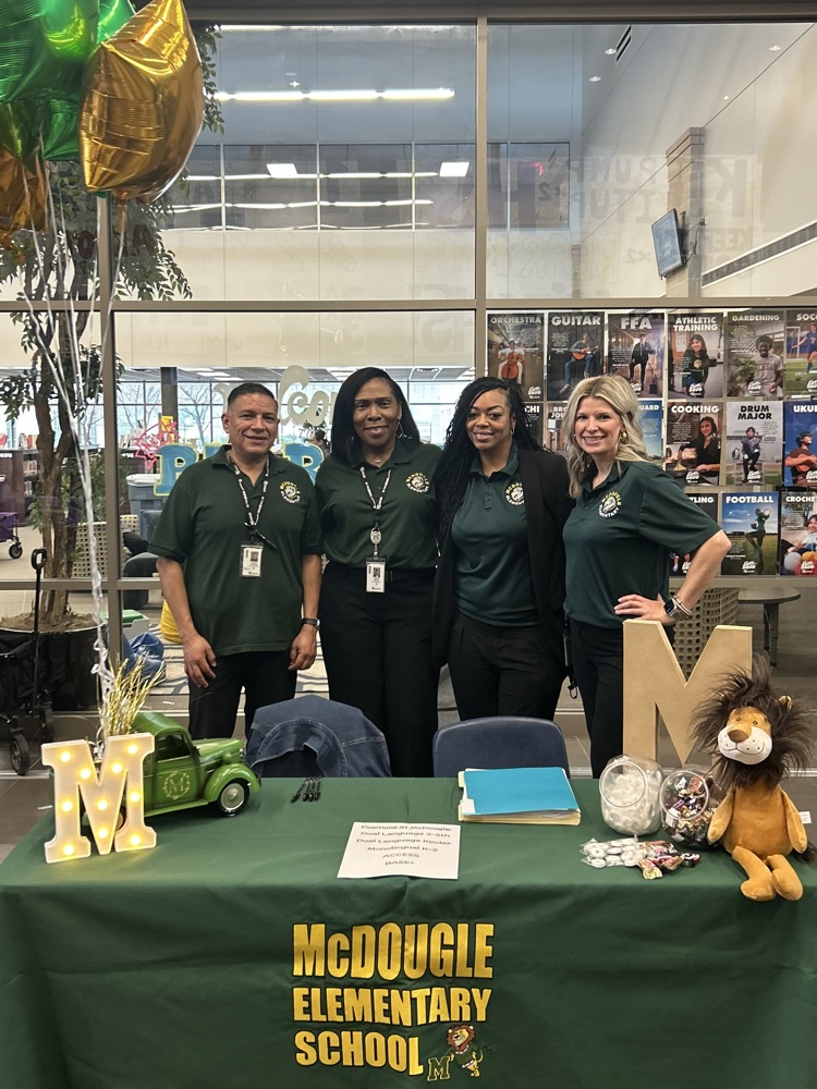 McDougle team at the job fair. 