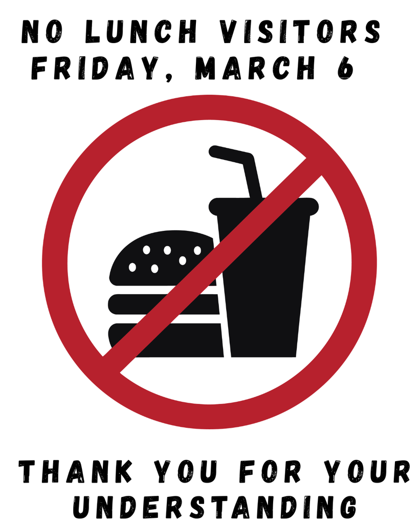 No Lunch Visitors Today.