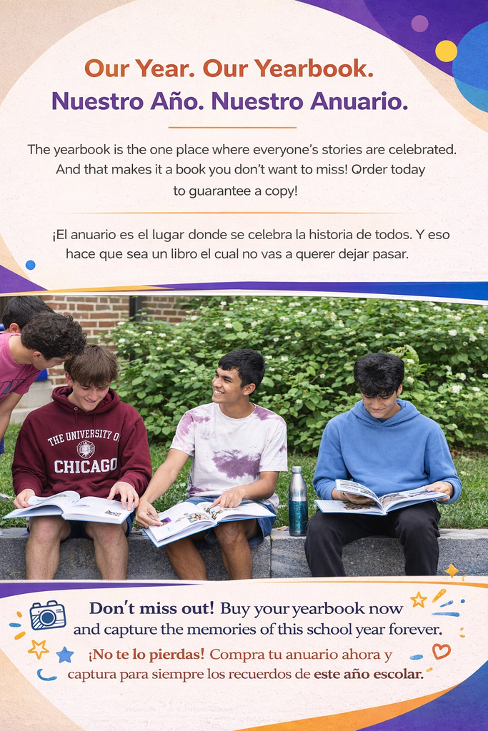 Yearbook Flyer 2025-2026