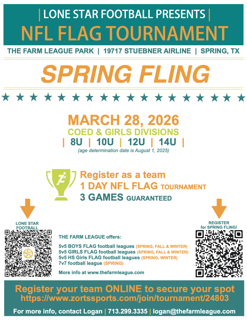 KISD Flyer Program -  The Farm League Spring Fling 