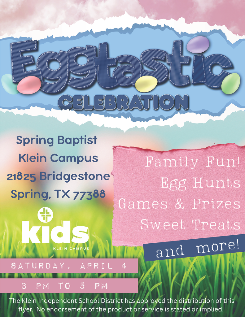 KISD Flyer Program -  Eggtastic Celebration 