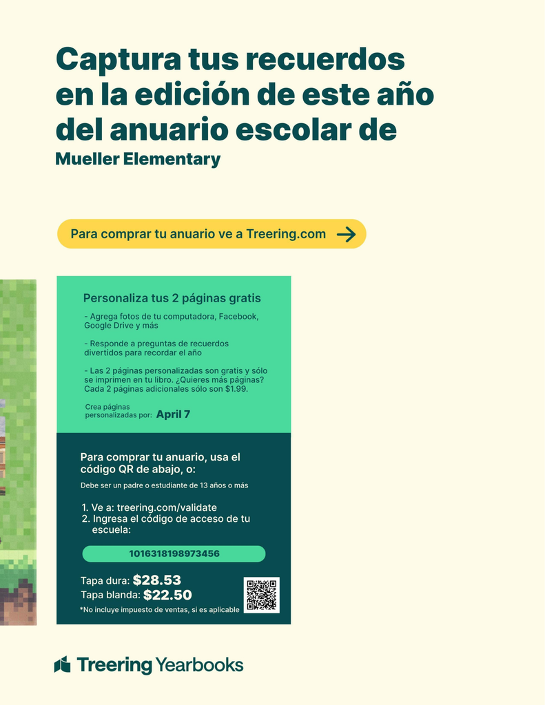 Mueller Elementary Yearbook Alert!