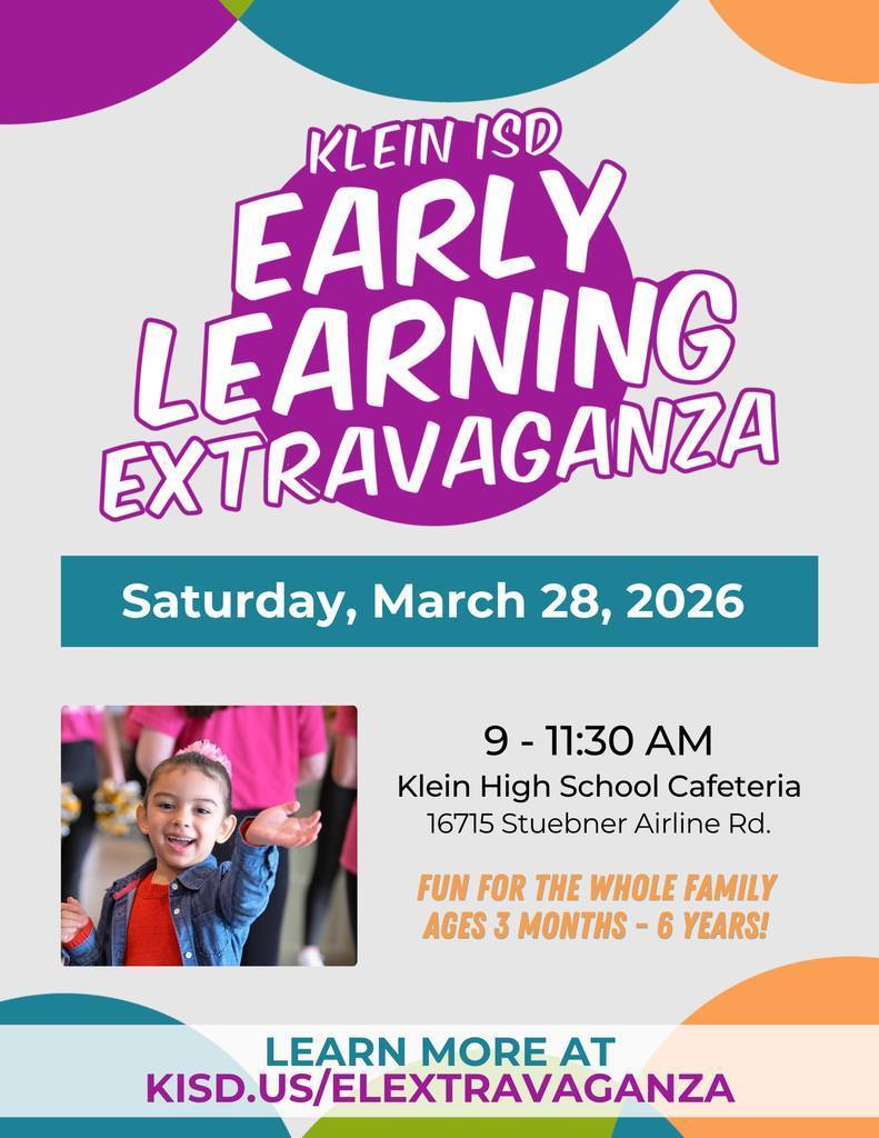 Flyer for Early Learning Event in English