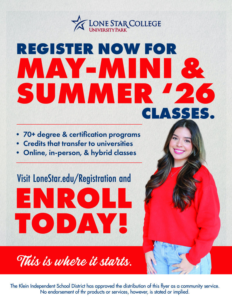 KISD Flyer Program - Lone Star College Register NOW!