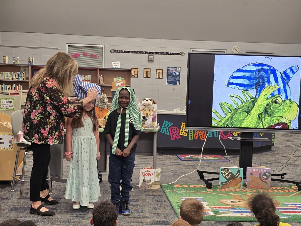 Students acting out a part