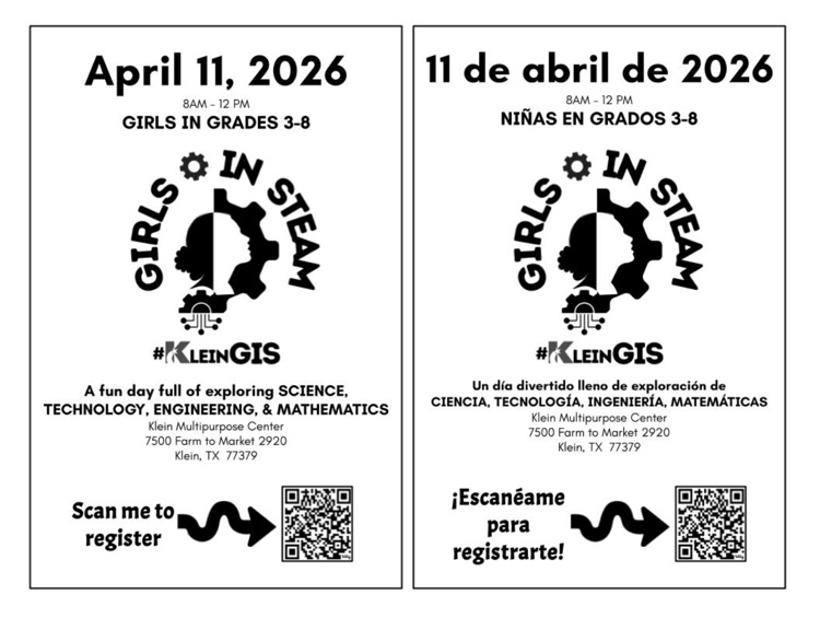 girls in stem flyer