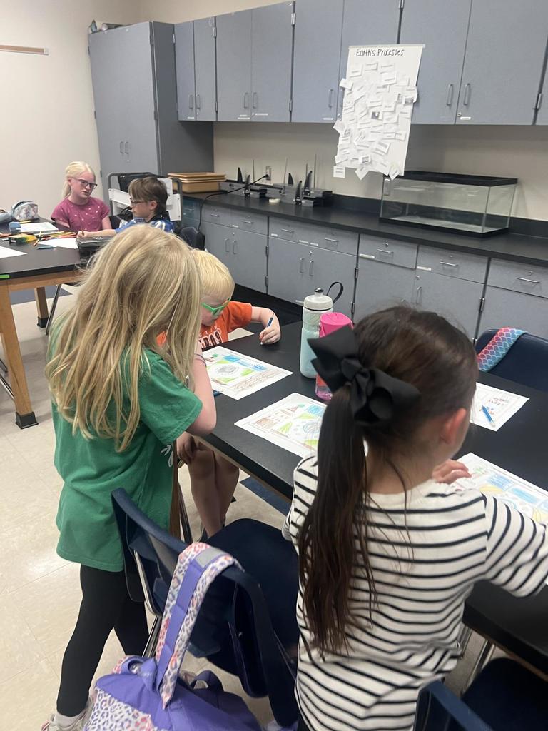 Students Drawing Plants