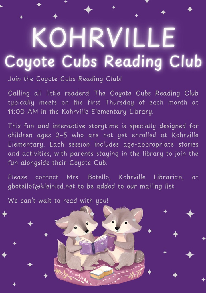 Coyote cubs flyer