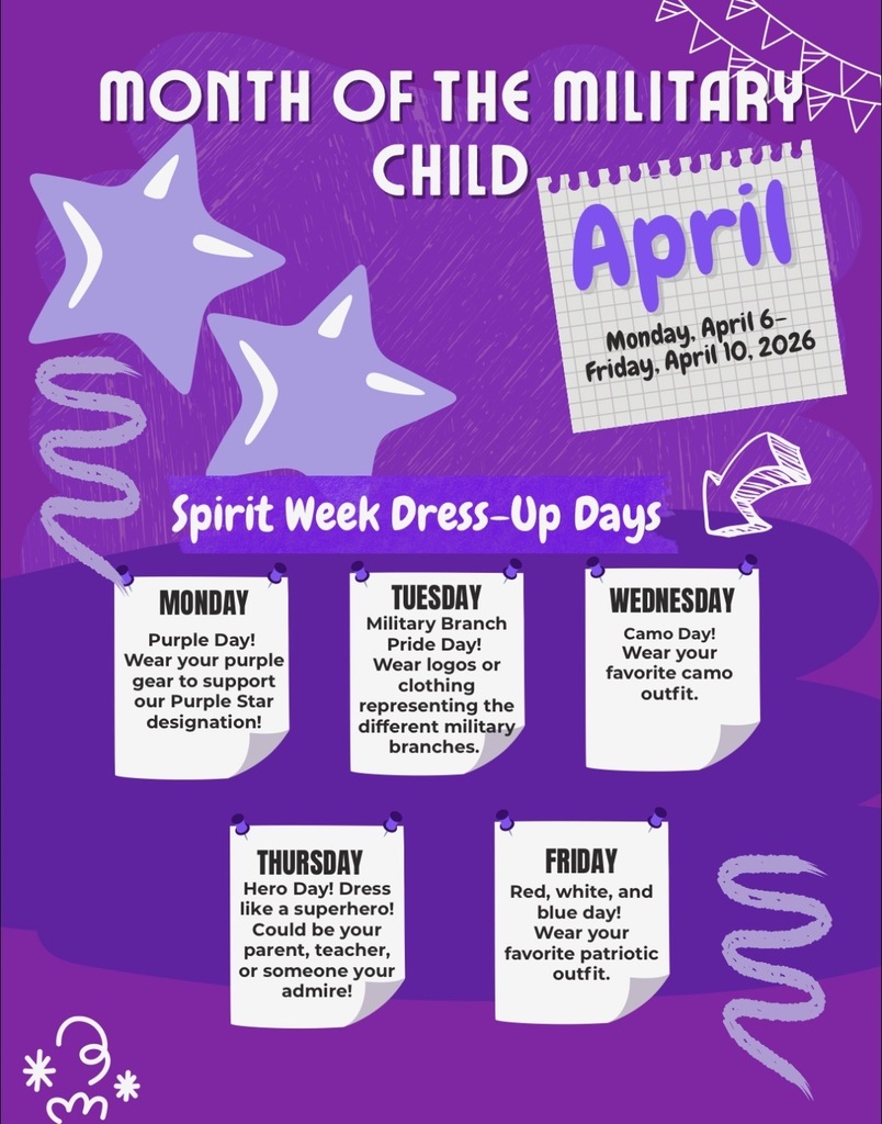 Month of the Miltary Child Dress Up Days