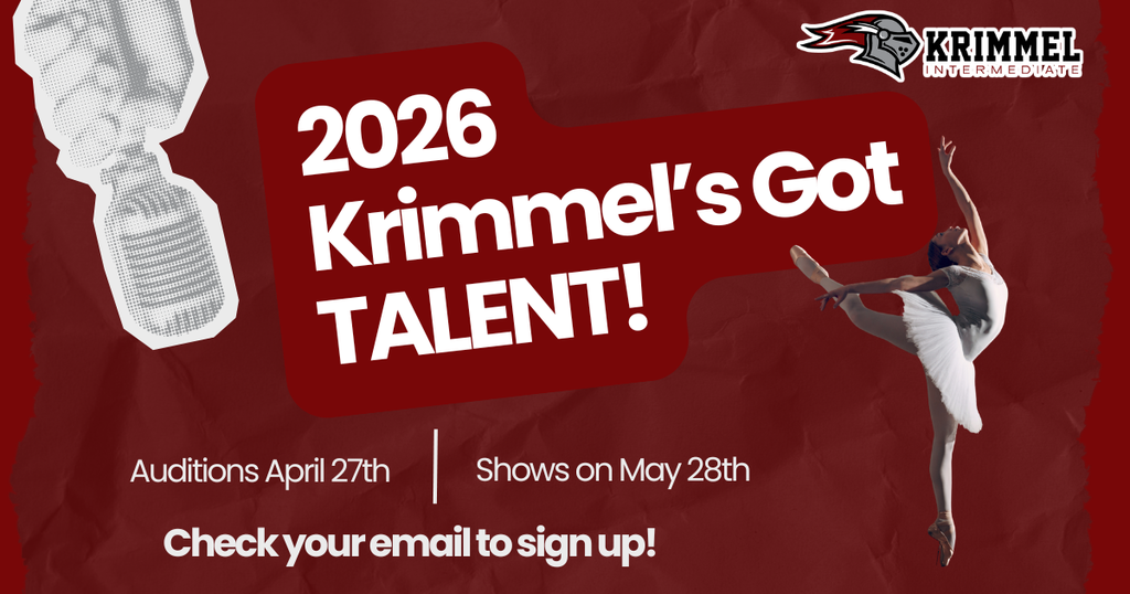 2026 Krimmel's Got Talent! Auditions April 27th Shows on May 28th