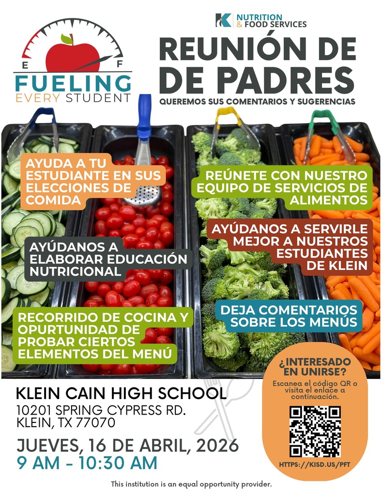 Food and Nutrition flyer