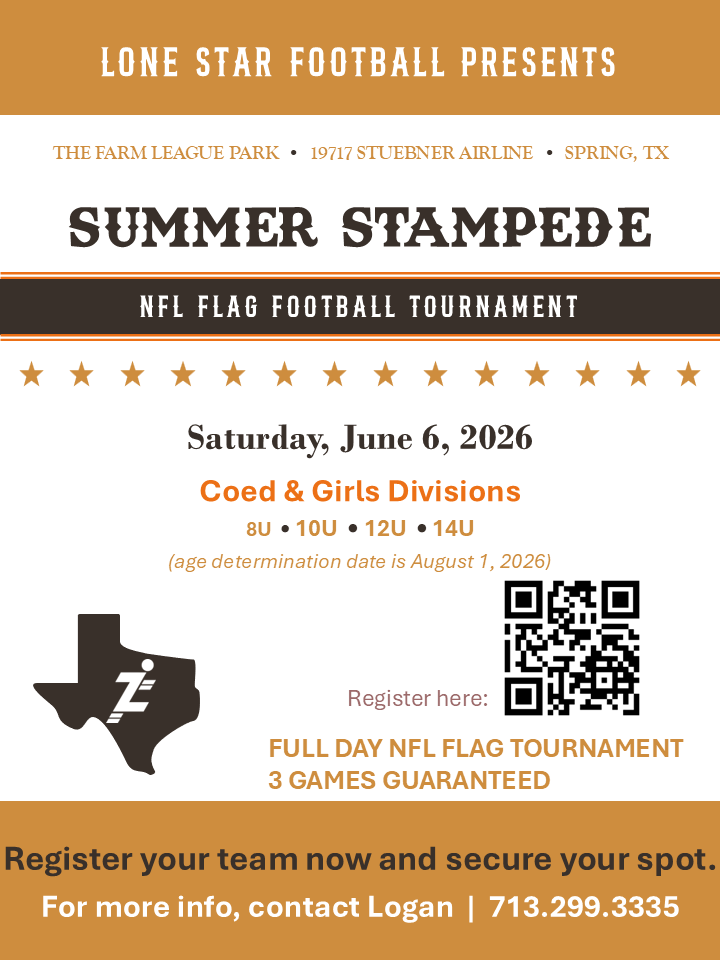 KISD Flyer program - NFL Flag  Football Tournament Farm League 