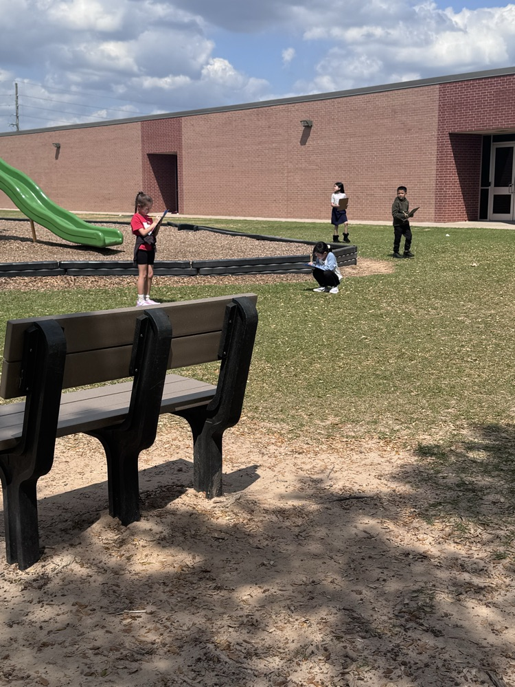 students outside 