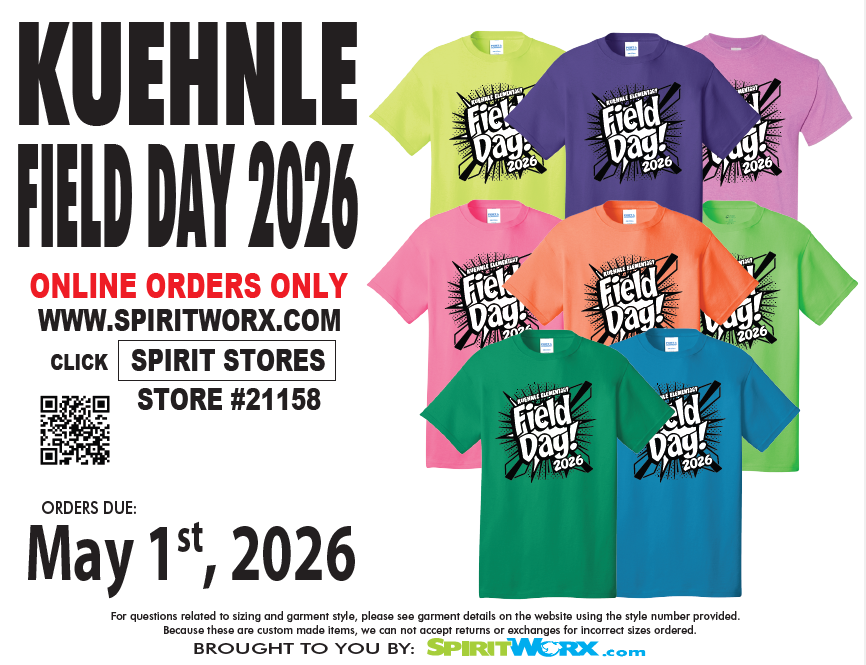 Graphic of field day tshirt
